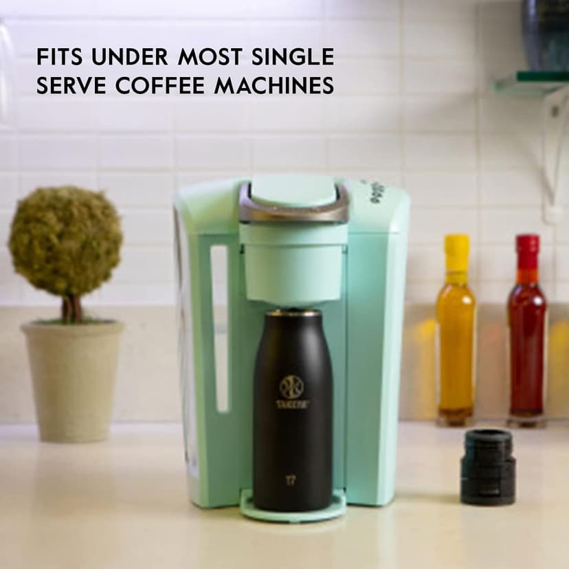 Takeya Traveler Insulated Travel Mug, Leak Proof Lid, 17 Ounce, Onyx