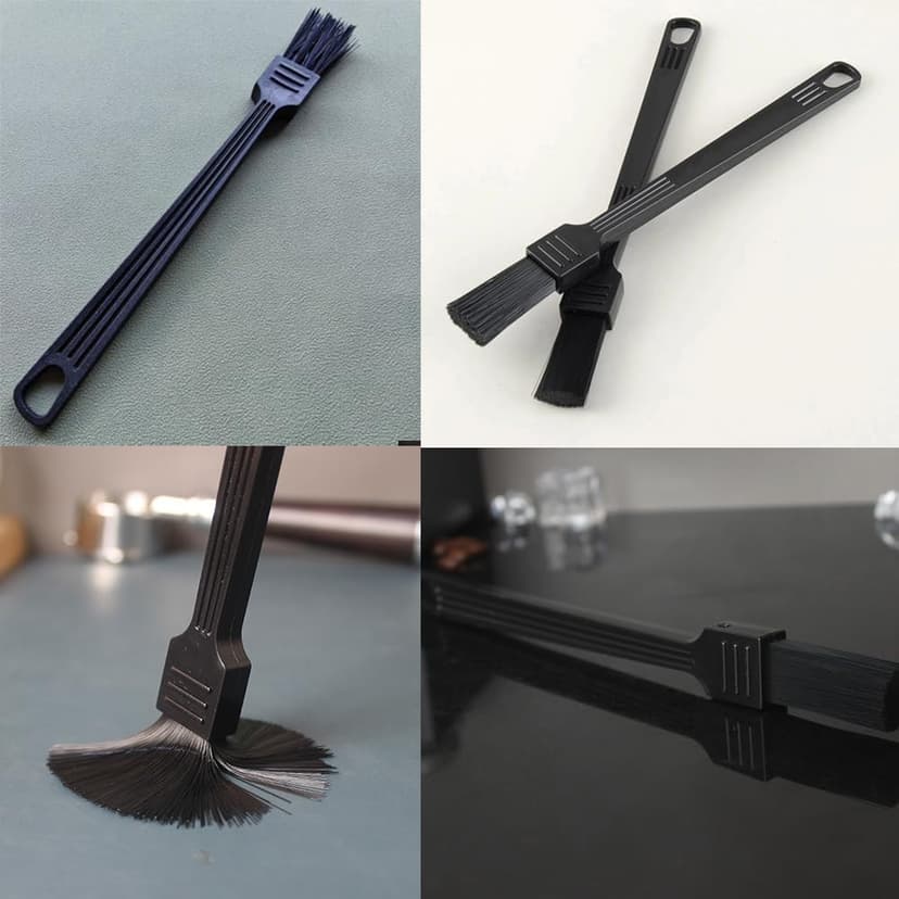 4 Pack Coffee Grinder Brush Espresso Machine Cleaner Tool with Stiff Nylon Bristle Barista Brushes for Dusting Cleaning Coffee Bean Grain Powder Grounds Burr Filter Cup