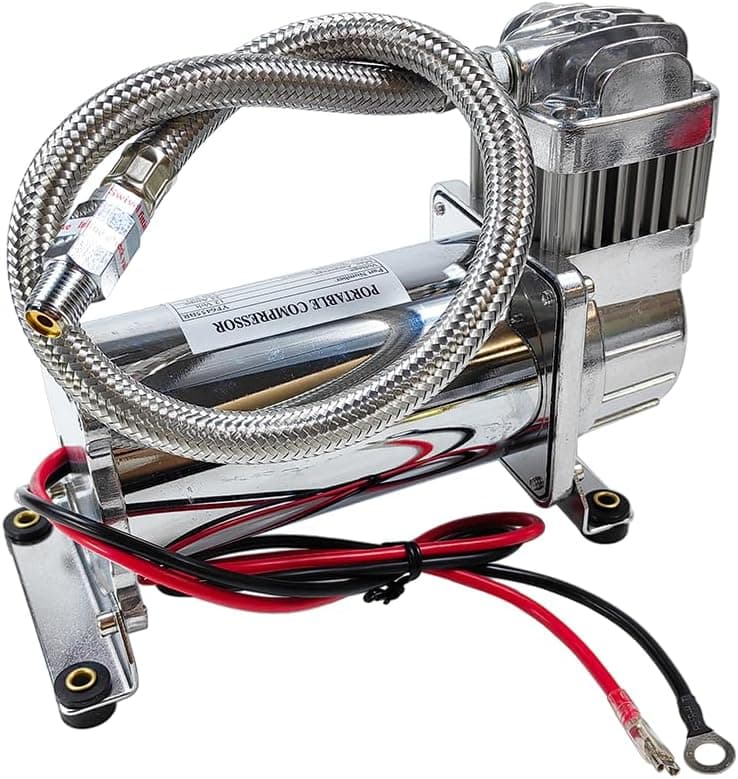 Medium Duty Onboard Air System/Kit 150 PSI Compressor 12V With 2.5 Gallon (9.5 Liter) Train/Air Horn Tank