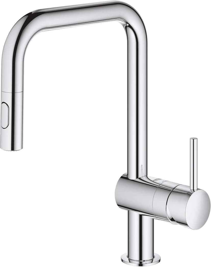 GROHE 32319003 Minta Pull-Down U Kitchen Faucet Chrome