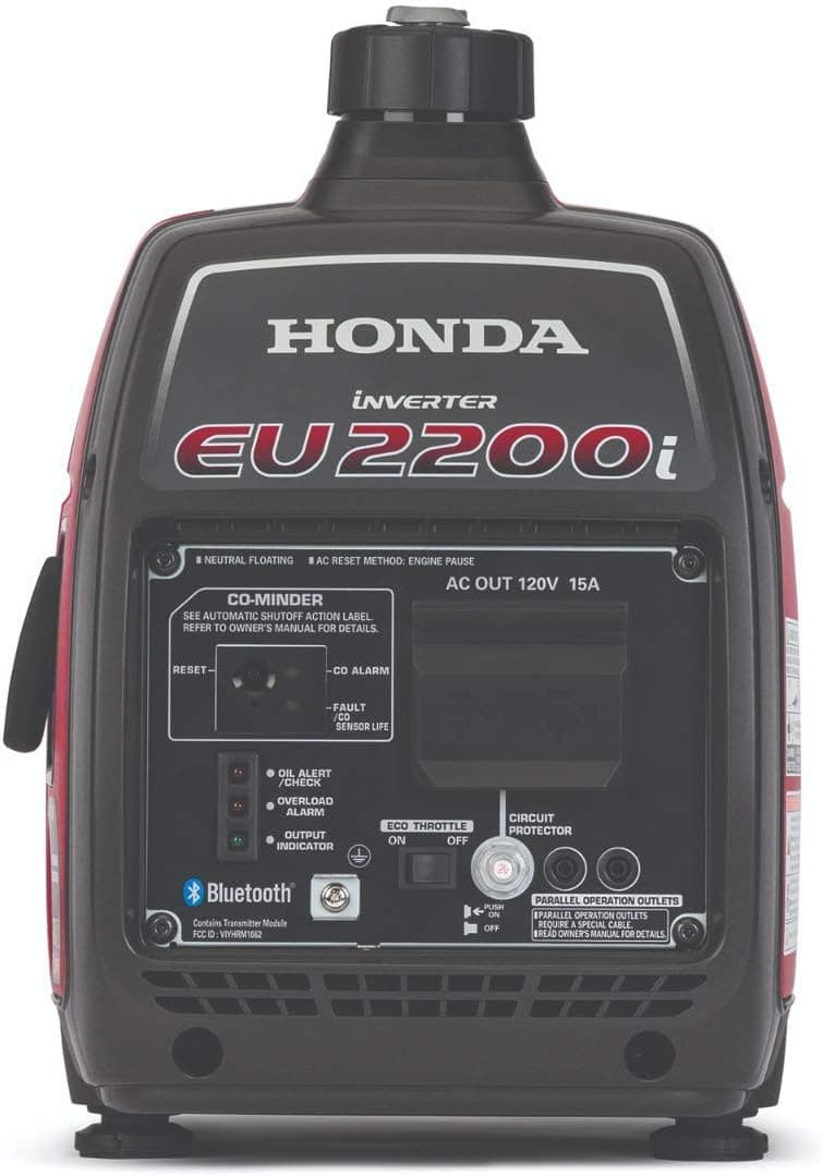 Honda EU2200ITAN 2200-Watt 120-Volt Super Quiet Portable Inverter Generator with CO-Minder - 49-State