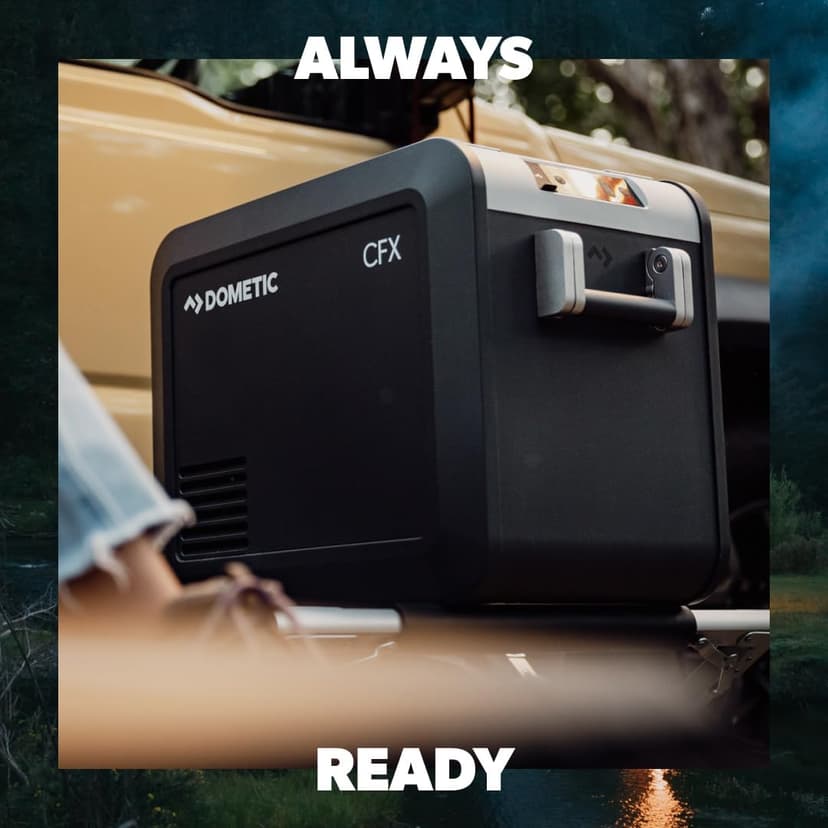 Dometic CFX Portable Electric Cooler and Freezer, Powered by AC/DC or Solar