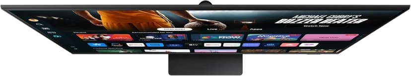 Samsung 43-Inch M7 (M70D) Series 4K UHD Smart Monitor with Streaming TV, Speakers, HDR10, USB-C, Multiple Ports, Gaming Hub, SolarCell Remote, Vision Accessibility Tools, LS43DM702UNXGO, 2024, Black