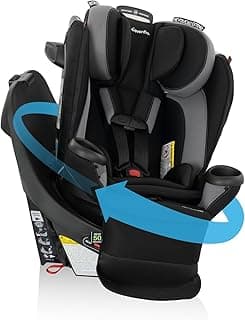 Evenflo Revolve360 Extend All-in-One Rotational Car Seat with Quick Clean Cover (Revere Gray)