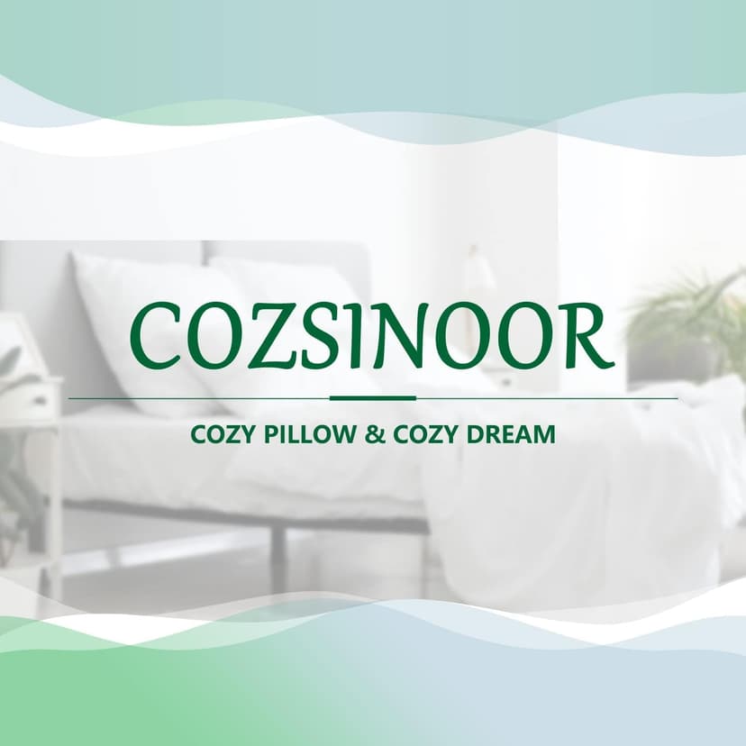 COZSINOOR Bed Pillows for Sleeping Queen Size - Hotel Quality Set of 2 - Breathable Down Alternative Microfiber Filled for Back, Stomach, Side Sleepers, Cooling & Skin-Friendly
