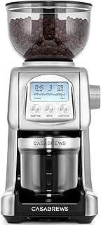 CASABREWS Tornado Electric Conical Burr Coffee Grinder, 77 Precision Grind Settings for Espresso to French Press, Special for Barista and Coffee Lovers