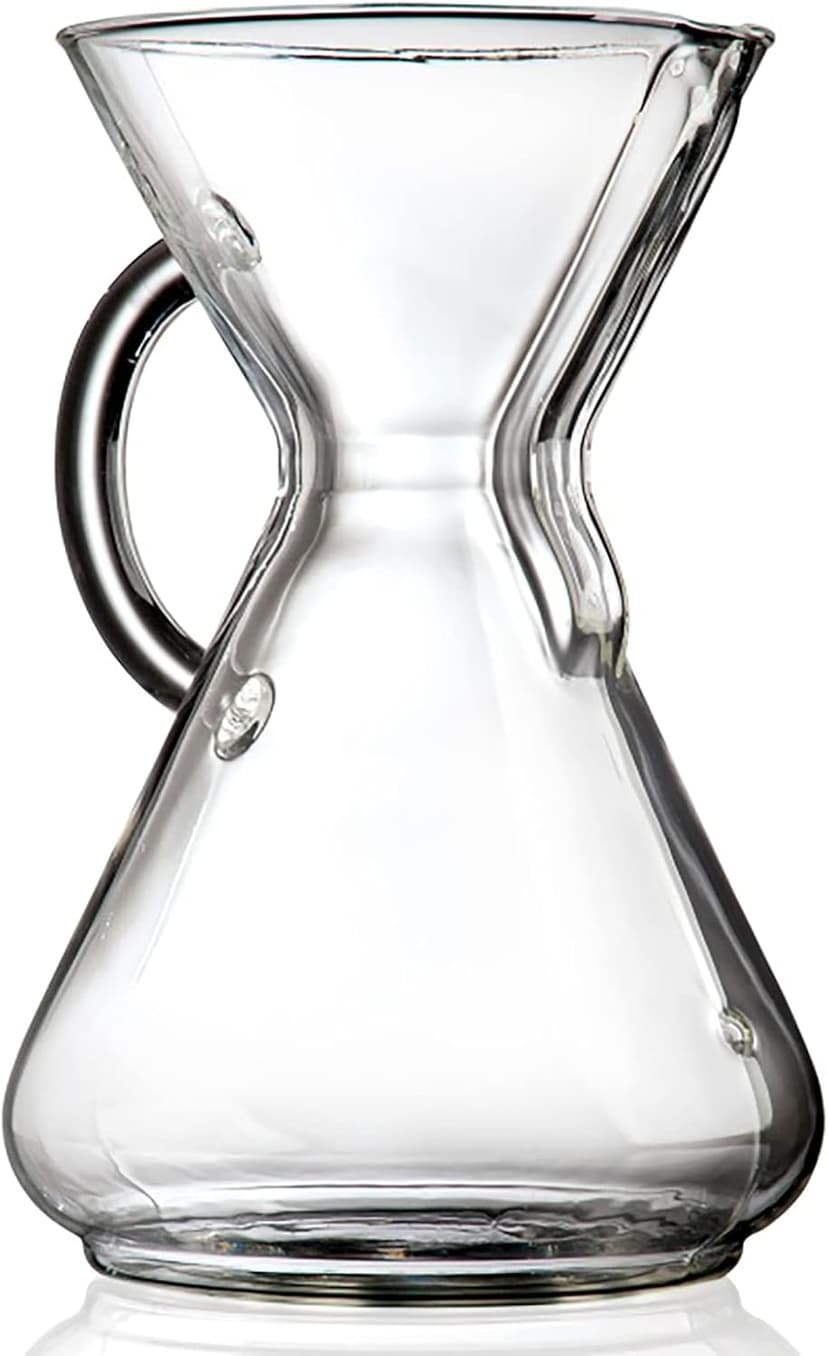 Chemex Pour-Over Glass Coffeemaker - Glass Handle Series - 10-Cup - Exclusive Packaging