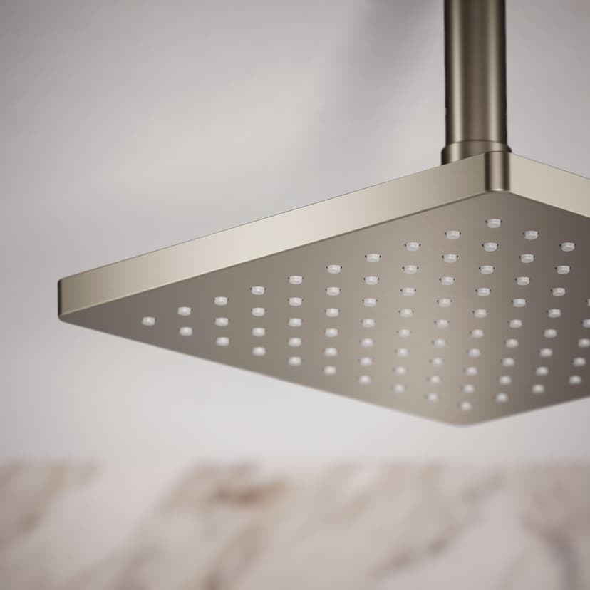 Kohler 26148-BN Honesty® 8" single-function rainhead, 2.5 gpm, Vibrant Brushed Nickel