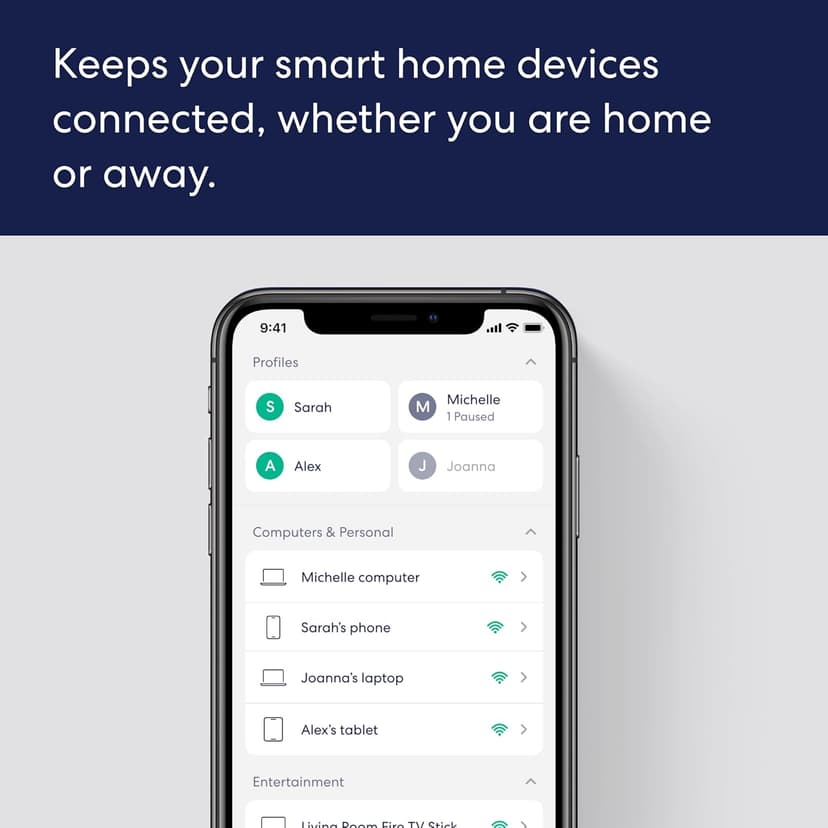 Amazon eero 6+ mesh wifi router - Supports internet plans up to a Gigabit, Coverage up to 1,500 sq. ft., Connect 75+ devices, 1-pack