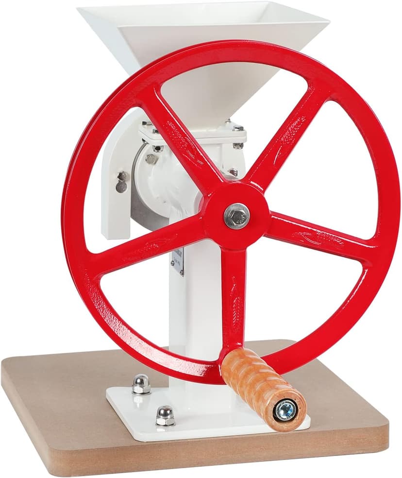 Manual Hand Grain Mill. Corn Wheat Flour Grinder. Masa Peanut Butter Maker. Stainless Steel Burrs