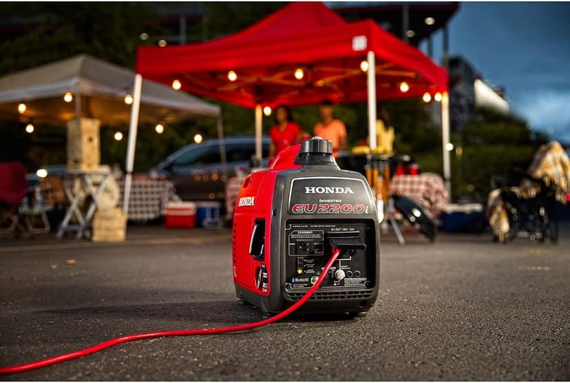 Honda EU2200ITAN 2200-Watt 120-Volt Super Quiet Portable Inverter Generator with CO-Minder - 49-State