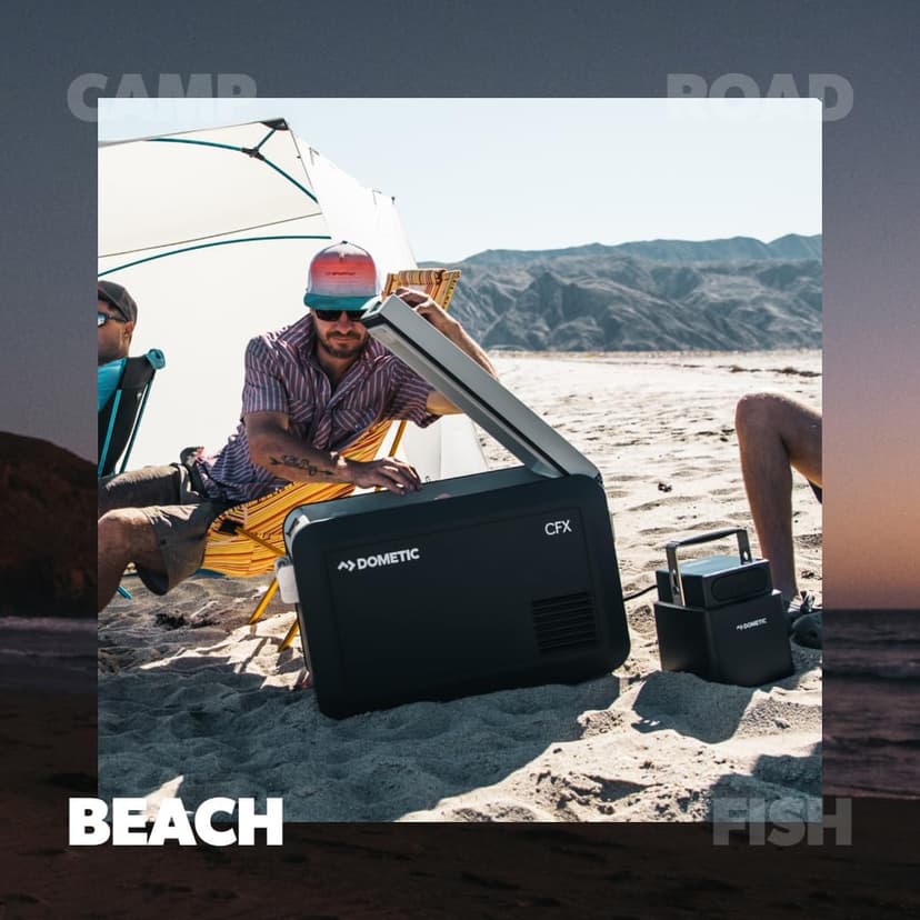 Dometic CFX Portable Electric Cooler and Freezer, Powered by AC/DC or Solar