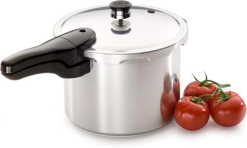 Presto 01264 6-Quart Aluminum Pressure Cooker, Silver