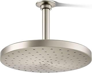 Kohler 76465-G-BN Awaken® 10" single-function rainhead, 1.75 gpm, Vibrant Brushed Nickel