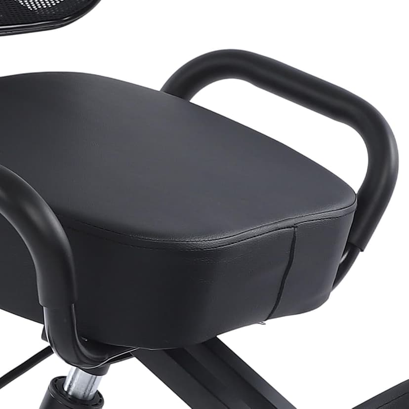 Ejoyous Kneeling Chair, Pneumatic Posture Correcting Knee Stool with Cushion Height Adjustable Rolling Orthopaedic Desk Stool for Banking Meeting Room Office Home Reception