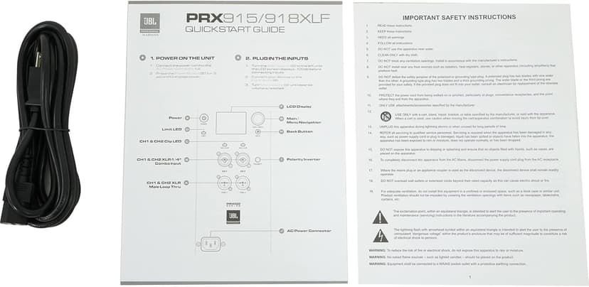 JBL Professional PRX918XLF 18-Inch Powered Subwoofer, Portable PA, 2000 Watt, DSP, Parametric EQ, Bluetooth Low Energy (BLE), and APP Control, Black