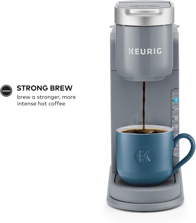 Keurig K-Iced Coffee Maker, Single Serve K-Cup Pod Iced Coffee Maker, With Hot and Cold Coffee Capabilities, Brews Any K-Cup Pod, Gray
