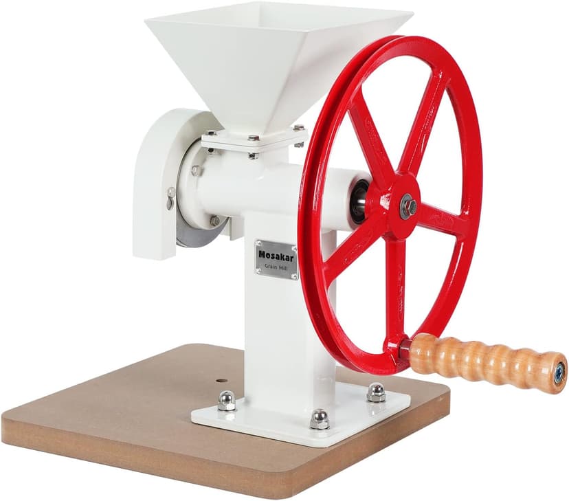 Manual Hand Grain Mill. Corn Wheat Flour Grinder. Masa Peanut Butter Maker. Stainless Steel Burrs