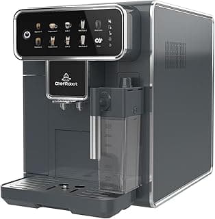 Fully Automatic Coffee Maker with Built-in 3-Level Grinder Expresso/ Cappuccino/Latte/Americano Coffee Machines with Self-Cleaning Function 12 Cup Coffee Machine for Home/Office (Coffee Maker-Gray)