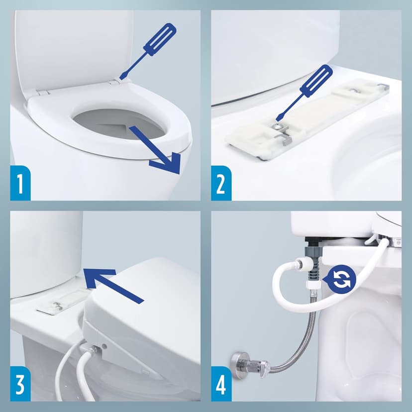 TOTO WASHLET A2 Electronic Bidet Toilet Seat with Heated Seat and SoftClose Lid, Elongated, Cotton White - SW3004#01