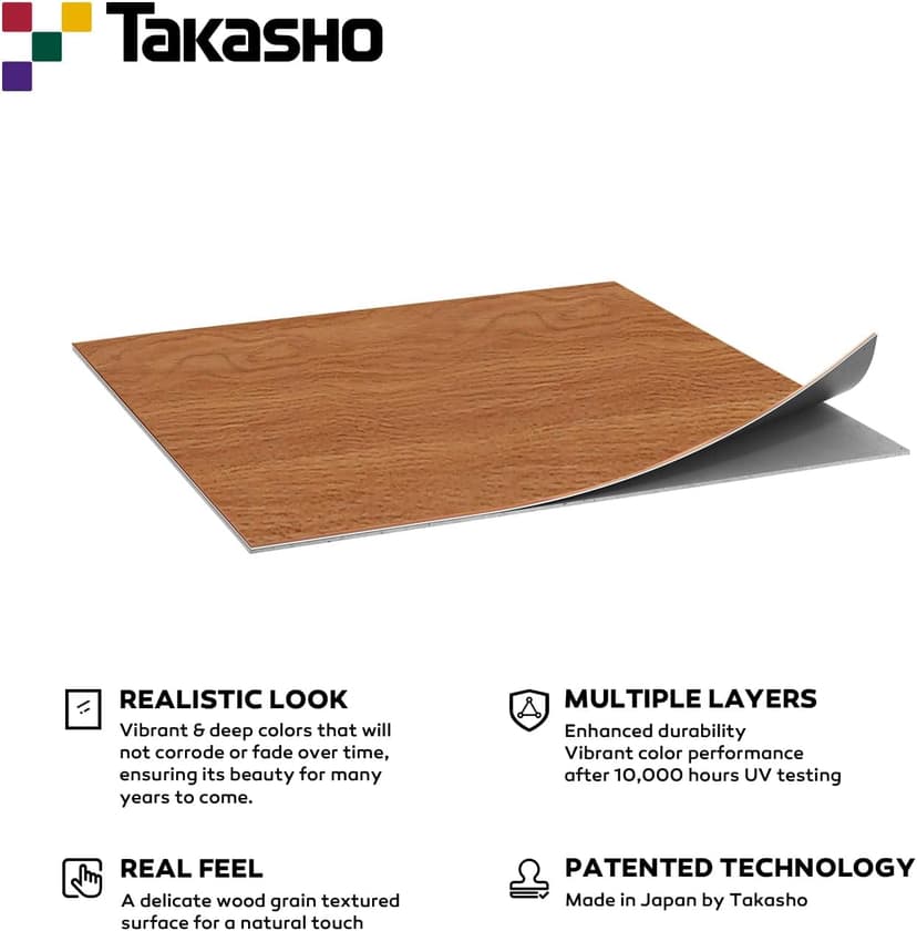 111S Takasho Louvered Pergola 10x13 Wood Grain Outdoor Aluminum Pergola with Adjustable Rainproof Roof Full Aluminum Frame Ideal for Outdoor Deck Garden Patio Durable, Cherry Oak