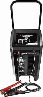 Schumacher Electric 150A 12V Wheeled Battery Charger/Engine Starter for Cars, Trucks & RVs - Automatic Car Battery Charger/Maintainer - with 20A Boost Mode & 6A Charge / 2A Maintain Mode - SC1364
