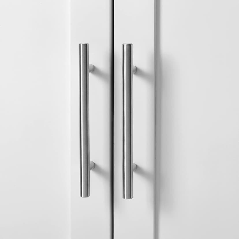 Crosley Furniture Savannah Wall Mounted Bathroom Storage Medicine Cabinet with Shelves, White