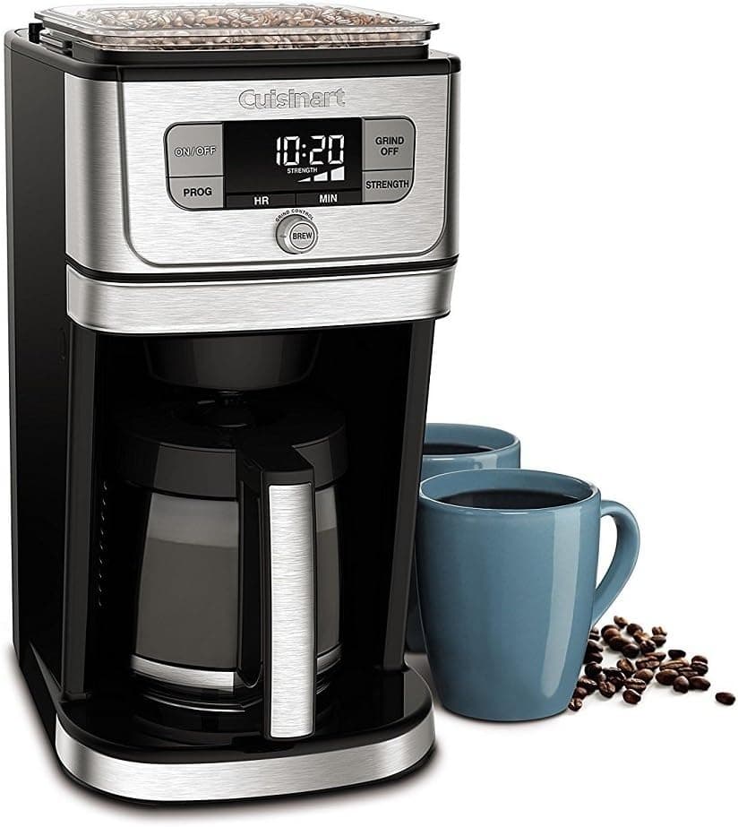 Cuisinart DGB-800 Fully Automatic Burr Grind & Brew, 12-Cup Glass, Silver