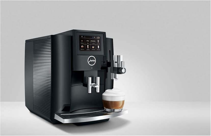 Jura S8 Automatic Coffee and Espresso Machine (Piano Black)