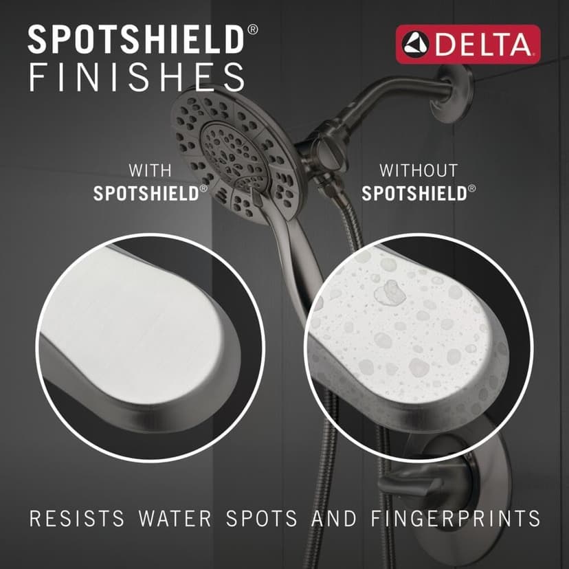 Delta Faucet Broadmoor Pull Down Bathroom Faucet Brushed Nickel, Bathroom Faucet, Widespread Bathroom Faucet 3 Hole with Magnetic Docking, Bathroom Sink Faucet, SpotShield Stainless 35765LF-SPPD