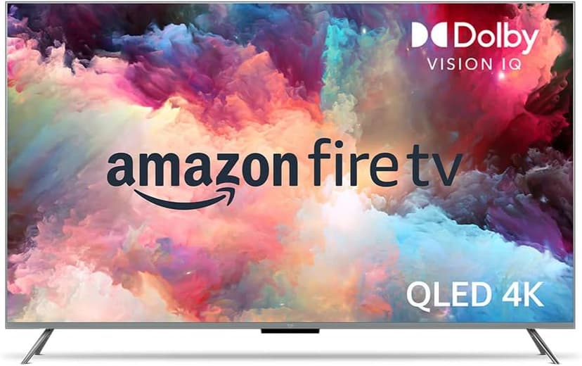 Amazon Fire TV 75" Omni QLED Series 4K UHD smart TV, Dolby Vision IQ, Fire TV Ambient Experience, local dimming, hands-free with Alexa
