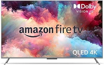 Amazon Fire TV 75" Omni QLED Series 4K UHD smart TV, Dolby Vision IQ, Fire TV Ambient Experience, local dimming, hands-free with Alexa