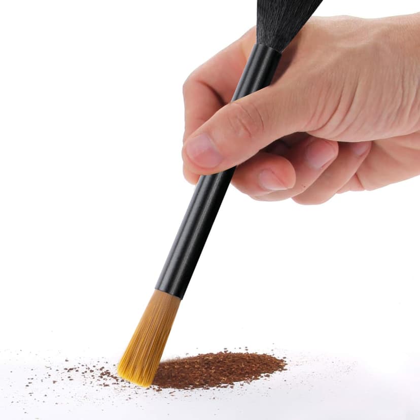 Coffee Grinder Cleaning Brush Dusting Espresso Brush Accessories Cleaner Barista Brush Machine Cleaning Brush Cleaning Tool for Bean Grain Coffee Tool Barista Home Kitchen