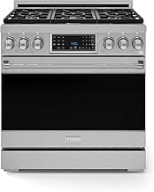 Gordon Ramsay by THOR Kitchen 36 Inch Professional Gas Range with Tilt Panel Touch Control in Stainless Steel