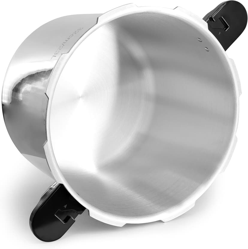 MegaChef 24 Quart Large Capacity Aluminum Stovetop Pressure Cooker/Canner for Induction and Gas Stove-Tops