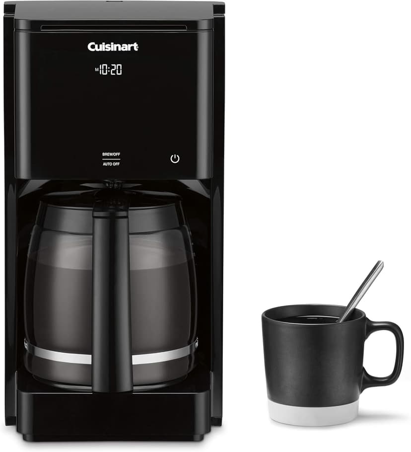 Cuisinart DCC-T20 14-Cup Programmable Coffeemaker Touchscreen, Black