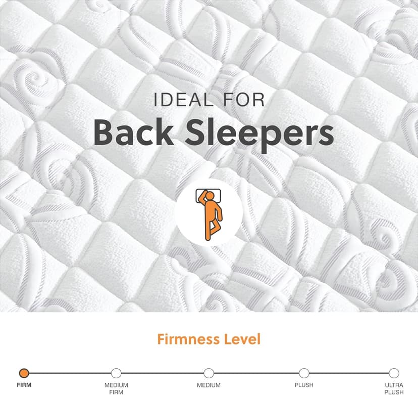 Signature Design by Ashley Limited Edition Firm Full Mattress, White