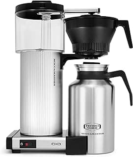 Technivorm Moccamaster 39340 CDT Grand Coffee Maker, 60 Ounce, Silver