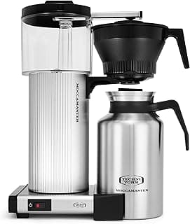 Technivorm Moccamaster 39340 CDT Grand Coffee Maker, 60 Ounce, Silver