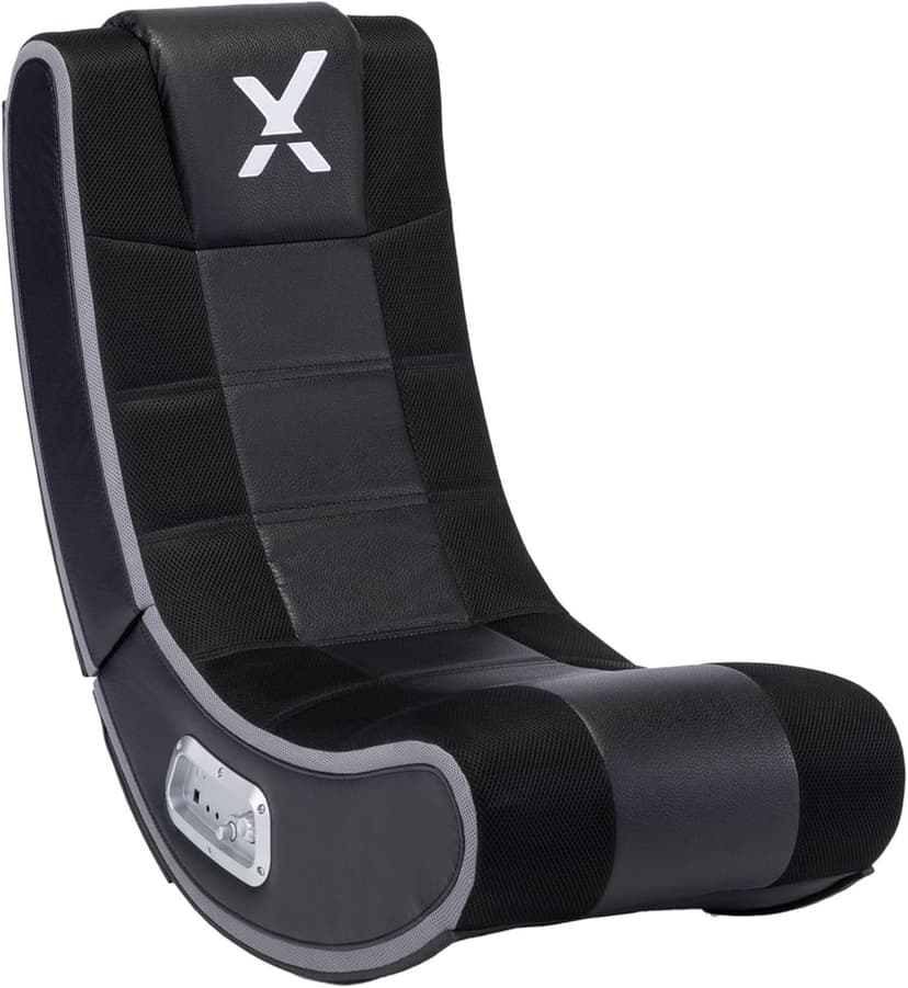 X Rocker V Rocker SE Black Foam Floor Video Gaming Chair for Adult, Teen, and Kid Gamers -2.1 High Tech Audio and Wireless Capacity - Foldable and Ergonomic Back Support (5130301)