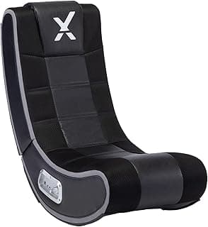 X Rocker V Rocker SE Black Foam Floor Video Gaming Chair for Adult, Teen, and Kid Gamers -2.1 High Tech Audio and Wireless Capacity - Foldable and Ergonomic Back Support (5130301)