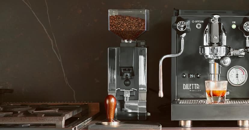Eureka Mignon Silenzio 55 Espresso Grinder | 55mm Burrs | Stepless | Timed Dosing | Chrome