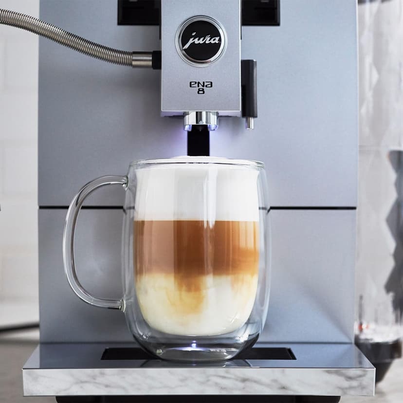 Jura ENA 8 Nordic White Automatic Coffee Machine,37 OUNCES