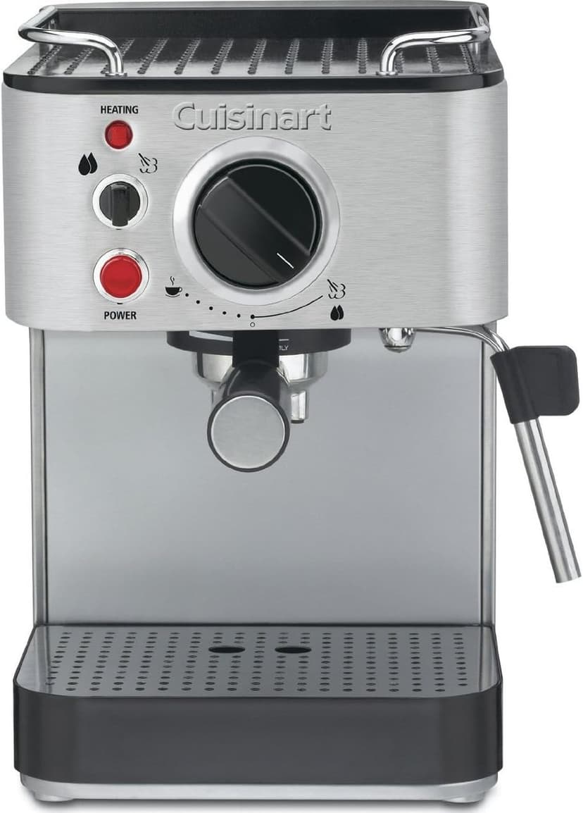 Cuisinart EM-100NP1 1.66 Quart Stainless Steel Espresso Maker, Silver