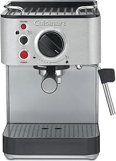Cuisinart EM-100NP1 1.66 Quart Stainless Steel Espresso Maker, Silver