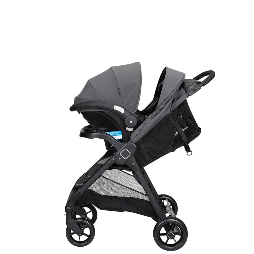 Safety 1st Smooth Ride Travel System Stroller and Car Seat OnBoard™ FLX - Efficient Infant Car Seat Stroller and Infant Car Seat and Stroller Combo, Monument