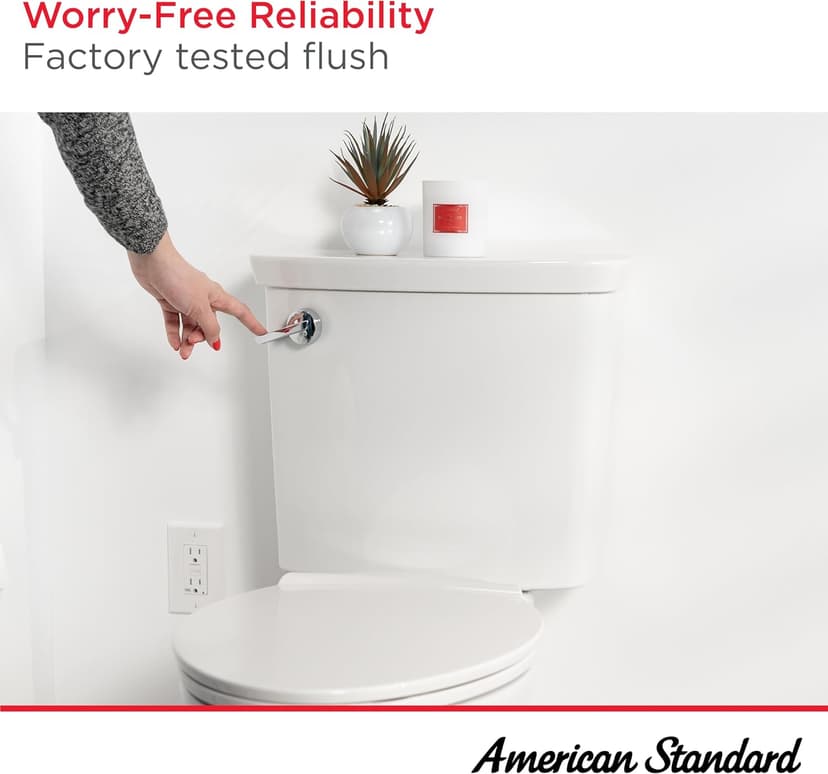 American Standard 2876016.020 Yorkville Two-Piece Toilet, Standard Height, White