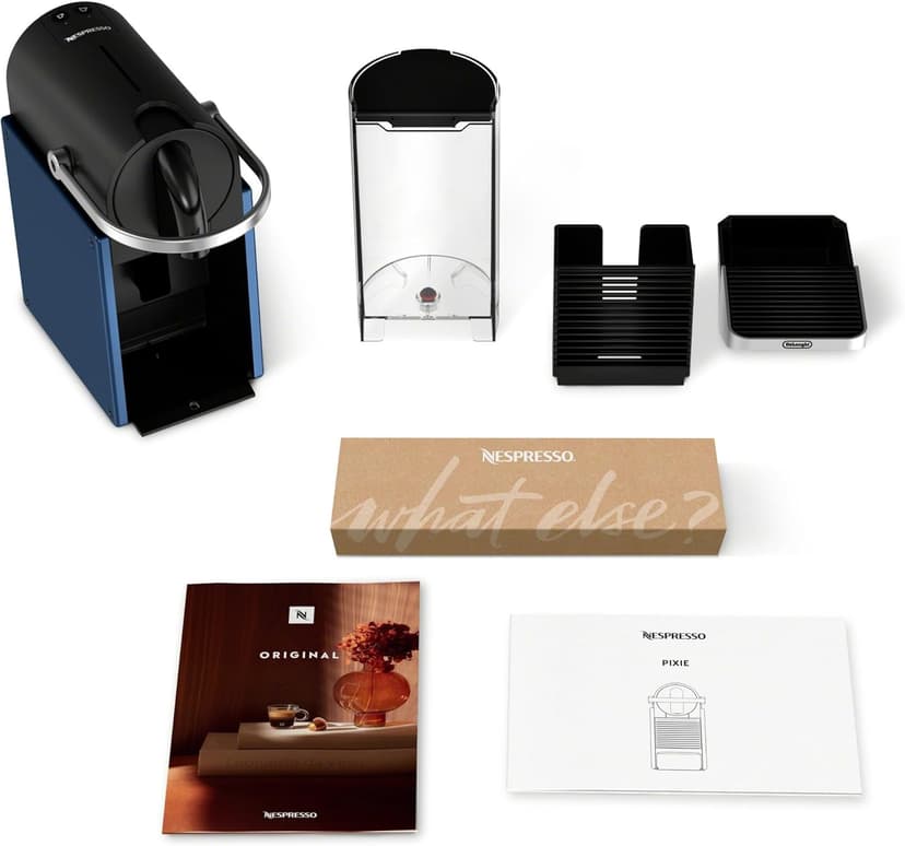 Nespresso Pixie Espresso Machine by De'Longhi, Dark Blue