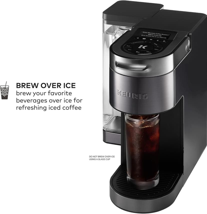 Keurig K-Supreme Plus SMART Coffee Maker, Single Serve K-Cup Pod Coffee Brewer, BREWID and MultiStream Technology, 78 Oz, Black