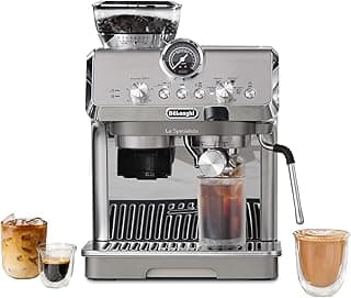 De'Longhi La Specialista Arte Evo Espresso Machine - Compact Cold Brew Coffee Maker with Grinder, Frother, Variable Temp Control & Tamping Tools - Home Barista Kit for Lattes, Cappuccinos, Iced Coffee